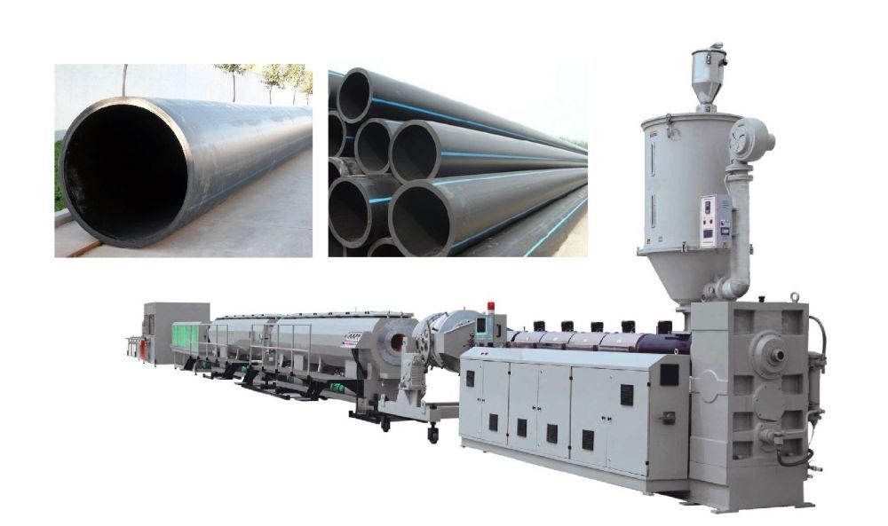 63-630mm PE HDPE Pipe Making Line, Plastic Pipe Extrusion Machine supplier