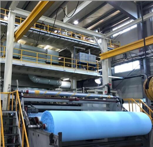 AF-1600 , 2400 ,3200  SMMS Nonwoven Fabric Production Line For Surgical Cloth