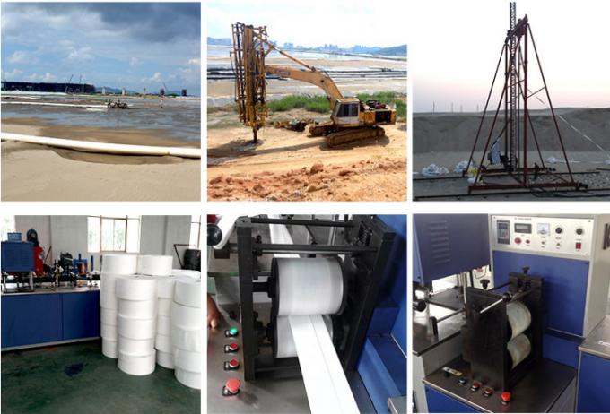 Geotextile drainage belt extrusion machine