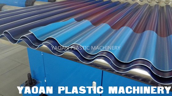 Wave roof  sheet extrusion machine supplier