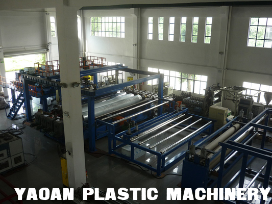 Large super 6 meters wide PE sheet extrusion machine supplier