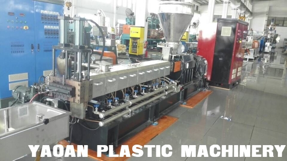 Parallel twin-screw extrusion machine for granular making supplier