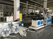PVC single wall corrugated pipe extrusion machine supplier