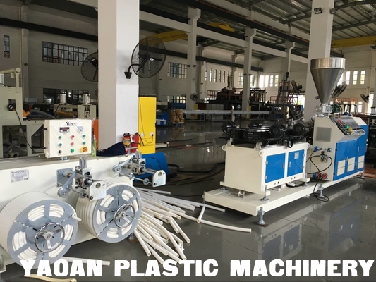 PVC single wall corrugated pipe extrusion machine supplier