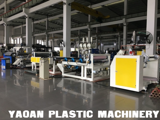 PP colorful ribbon film extrusion machinery supplier