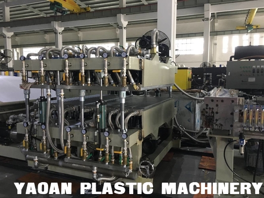 AF-1200 mm PP hollow profile sheet extrusion line, CE certificated supplier