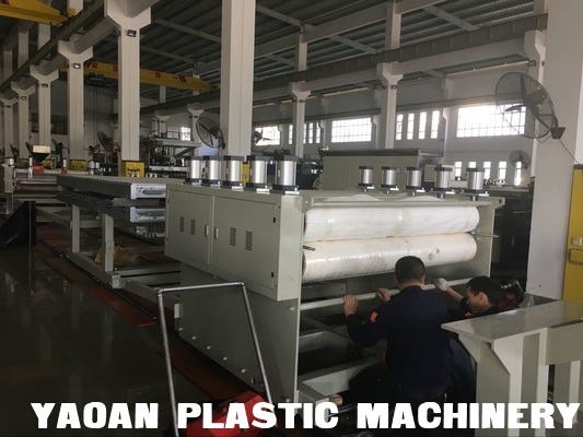 PP / PE Hollow grid sheet production line supplier