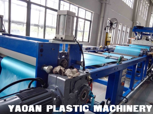 PVC Soft Sheet Extrusion Machine , Flexible PVC Sheet Extrusion Production Line supplier