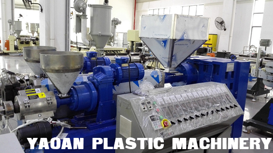 Garden Hose / Braided Yarn Reinforced PVC Hose Extrusion Line supplier