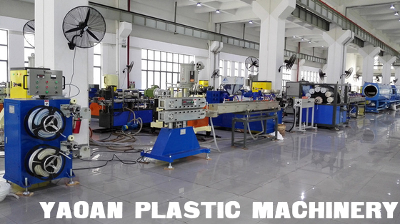 Garden Hose / Braided Yarn Reinforced PVC Hose Extrusion Line supplier