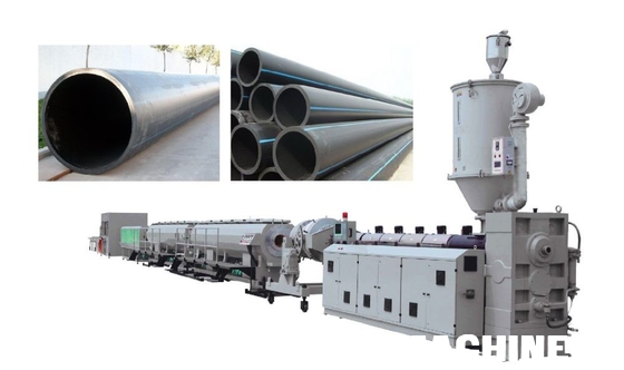 63-630mm PE HDPE Pipe Making Line, Plastic Pipe Extrusion Machine supplier