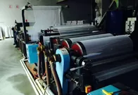 Toe Puff Sheet Extrusion Machine , TPU Fabric Mesh Coating Extrusion Machine For Shoe Material supplier