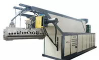 Toe Puff Sheet Extrusion Machine , TPU Fabric Mesh Coating Extrusion Machine For Shoe Material supplier