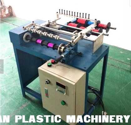 6 Heads Mini Metallic PP Ribbon Spool Satin Ribbon Roll Making Machine supplier