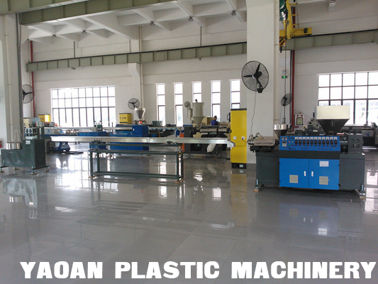 AF-55MM 3 Colors PP PVC PE Rattan Extrusion Machine , Plastic Rattan Making Machine supplier