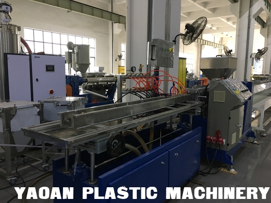 PVC IC Packing Tube / Profile Extrusion Machine , IC Tubing Extrusion Line supplier