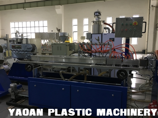 PVC IC Packing Tube / Profile Extrusion Machine , IC Tubing Extrusion Line supplier