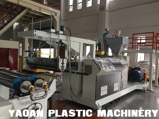 AF-1000mm , PP Jumbo Roll Ribbon Film Sheet Extrusion Machine For Gift Packaging supplier