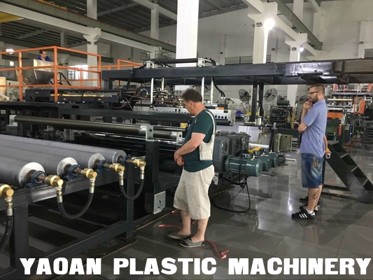 Hot Melt Adhesive TPU Film Extrusion Machine , TPU Film Coating Production Line supplier