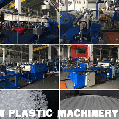 PVC PET Corrugated Wave Roof Tile Sheet Extrusion Machine (Width: 850-1050mm) supplier