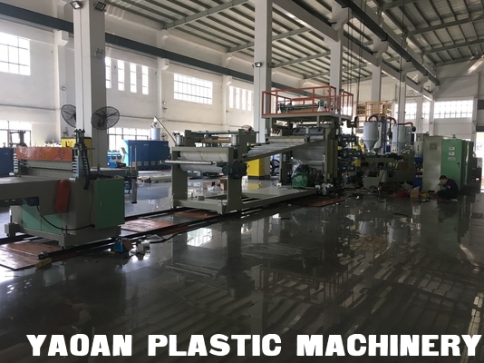 2 Layers PC ABS Luggage Sheet Extrusion Machine for Making Baggage Luggage Case supplier