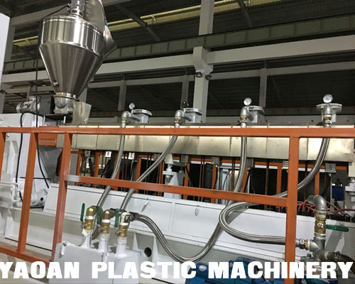 100% Degradable PLA Sheet Parallel Twin Screw Extrusion Machine supplier