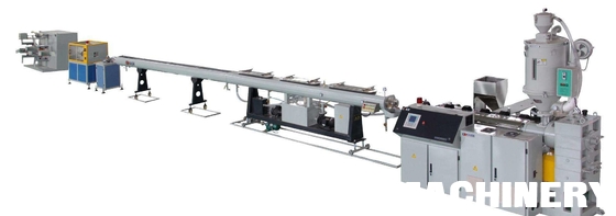 PE Sprinkler Irrigation Pipe Extrusion Machine , Farm Irrigation Drip Irrigation Pipe Making supplier