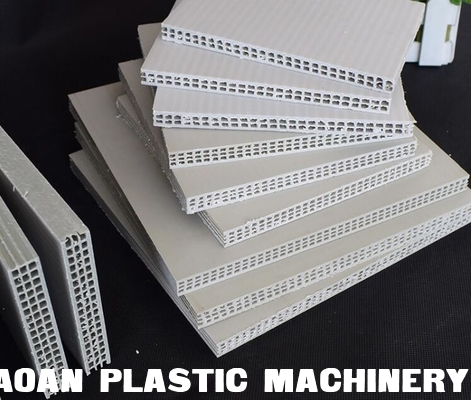 3 Layers PP Plastic Hollow Building Formwork Construction Template Production Line supplier