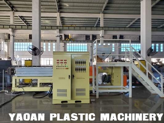 EPE U Shape Foam Corner Profile Extrusion Machine , EPE Foam Sheet / Pipe / Tube / Profile Machine supplier