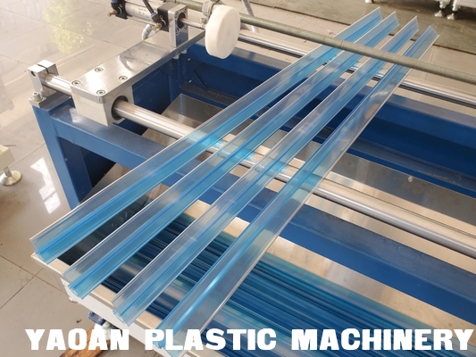 Supermarket PVC Price Tag Holder Extrusion Machine , Shelf Takler Machine supplier