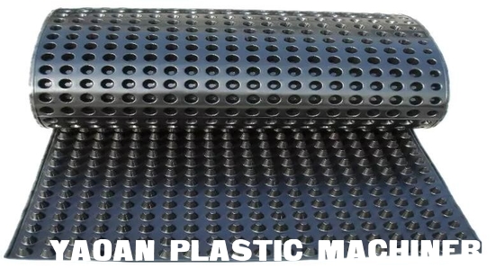 HDPE 3D Geocomposite Drain , Composite Drainage Board Extrusion Machine supplier