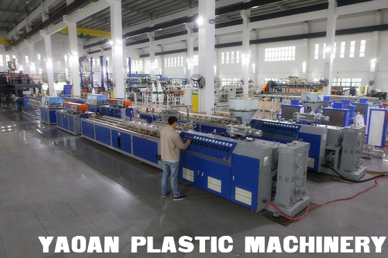 Wood Flooring Accessories of Water-Proof PVC Skirting Board Extrusion Machine supplier