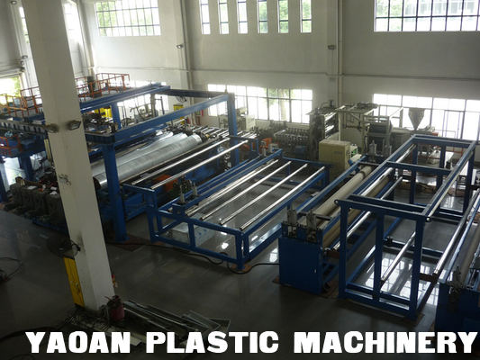 8000mm HDPE Waterproof/Geomembrane Sheet Extrusion Machinery , CE Certificate supplier