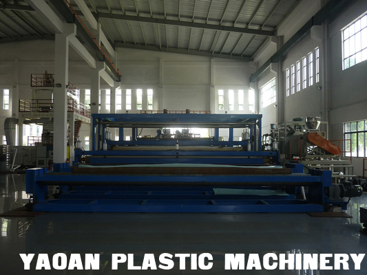 8000mm HDPE Waterproof/Geomembrane Sheet Extrusion Machinery , CE Certificate supplier