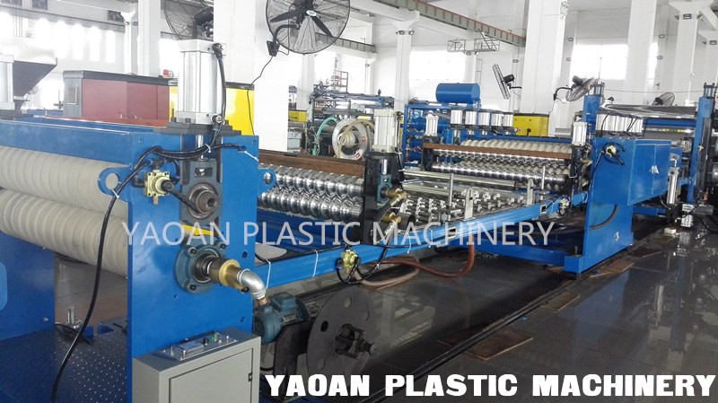 Wave roof  sheet extrusion machine supplier