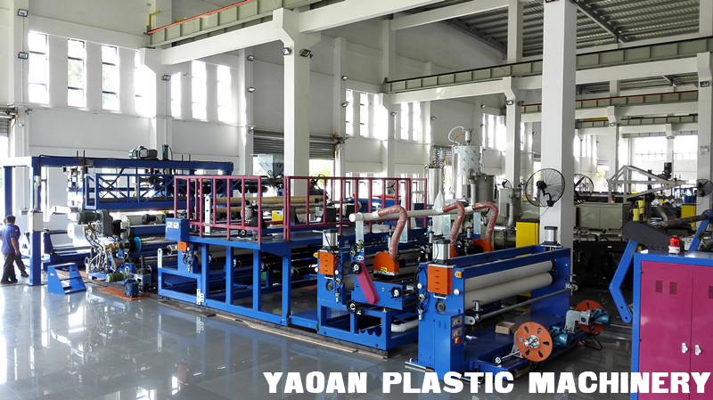 2.85m wide PP/TPU/PVC sheet coating prodution line supplier