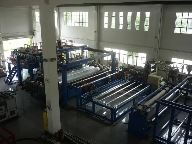Large super 6 meters wide PE sheet extrusion machine supplier