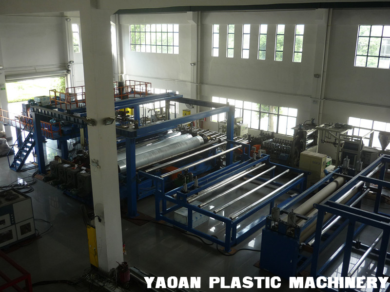 Large super 6 meters wide PE sheet extrusion machine supplier