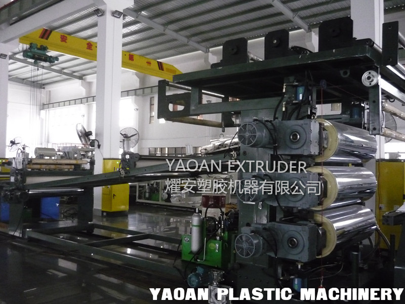 PC,ABS luggage  sheet production line made by YAOAN,CE certificated,Samsonite supplier supplier