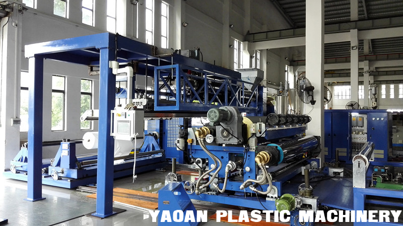 2.85m wide PP/TPU/PVC sheet coating prodution line supplier