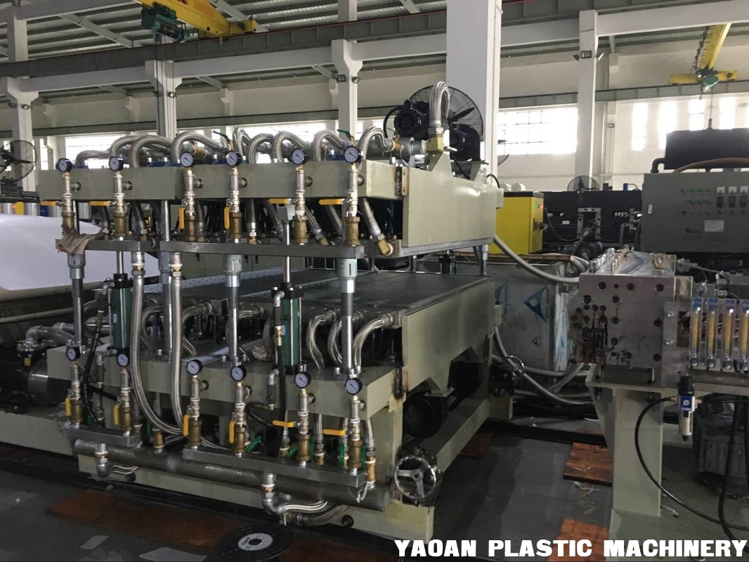 PE PP PC Hollow Grid sheet making  machine supplier