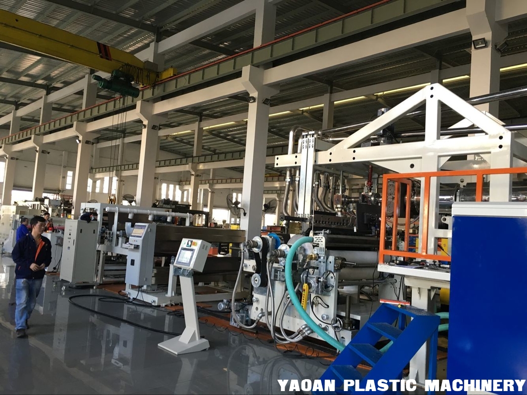 Multiple Layer CPP / CPE Co-extrusion Casting Film Machine supplier