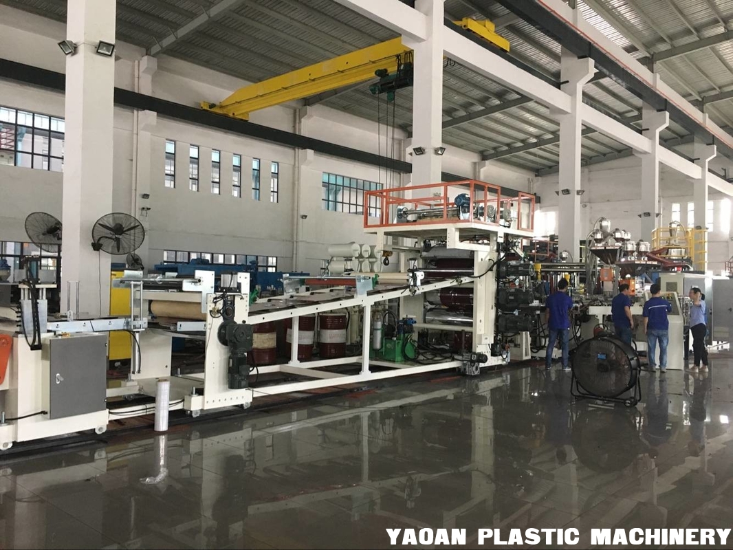 Three Layers PC, ABS Luggage Sheet Extrusion Machine, Luggage Making Machine, Luggage Sheet Production Line supplier