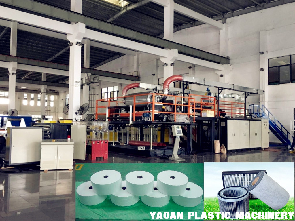 PP Melt Blown Non Woven Fabric Making Machine / Meltblown Nonwoven Production Line supplier