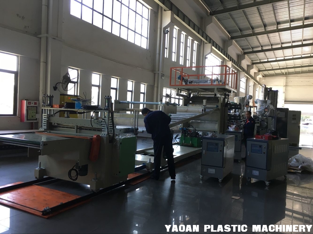 2 Layers PC ABS Luggage Sheet Extrusion Machine for Making Baggage Luggage Case supplier