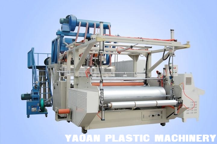 AF-65/90/65*1850MM Automatic High Speed Three Layer Or Five Layer Stretch Film / Cling Film Production Line supplier