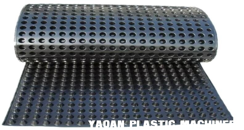 HDPE 3D Geocomposite Drain , Composite Drainage Board Extrusion Machine supplier