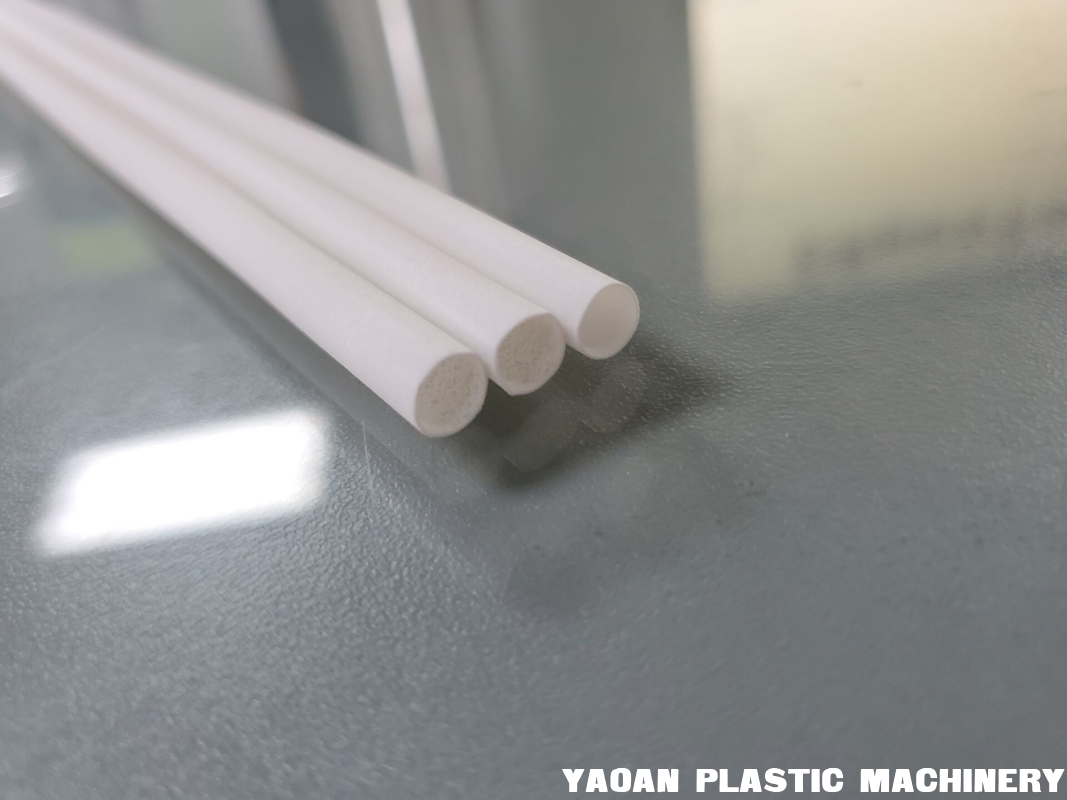 100% Biodegradable PLA Drinking Straw Making Machine , 5-8mm Diameter supplier