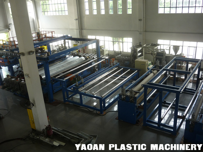 8000mm HDPE Waterproof/Geomembrane Sheet Extrusion Machinery , CE Certificate supplier